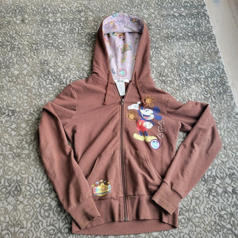 Disneyland Zippered Hoodie Size Small - Picture 9 of 10